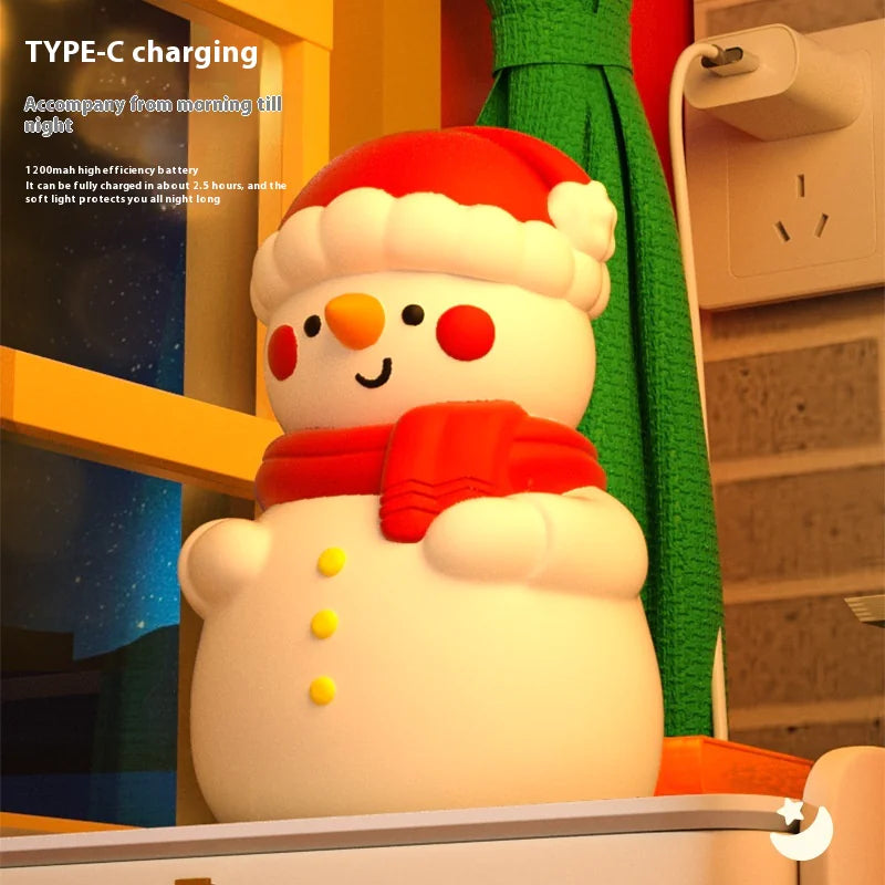Cute Snowman Night Light
