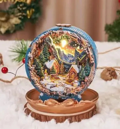 Wooden Puzzle Night Lamp