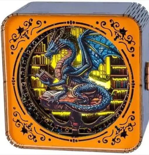 Wooden Puzzle Night Lamp